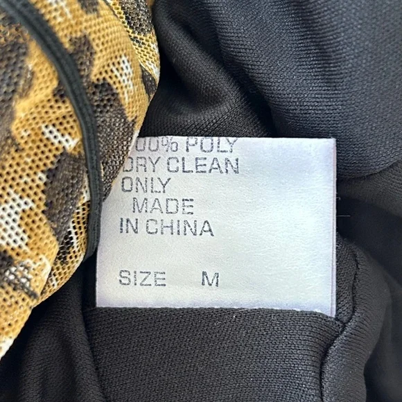 Tadashi Collection Leopard Mesh Dress - Picture 8 of 8